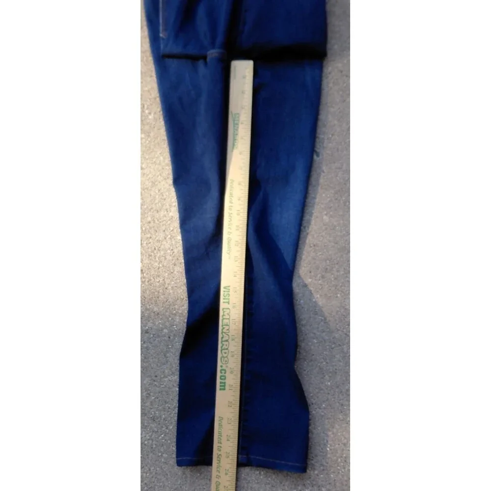 Old Navy Kicker Bootcut Jeans Womens 14 Short Blue Denim Mid Rise Stretch